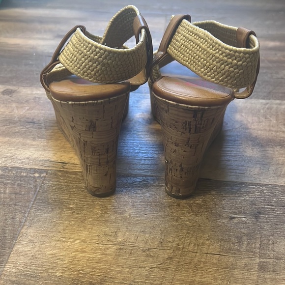 Jellypop Makenna Strappy Cork Sandals - 7.5 - Picture 3 of 9